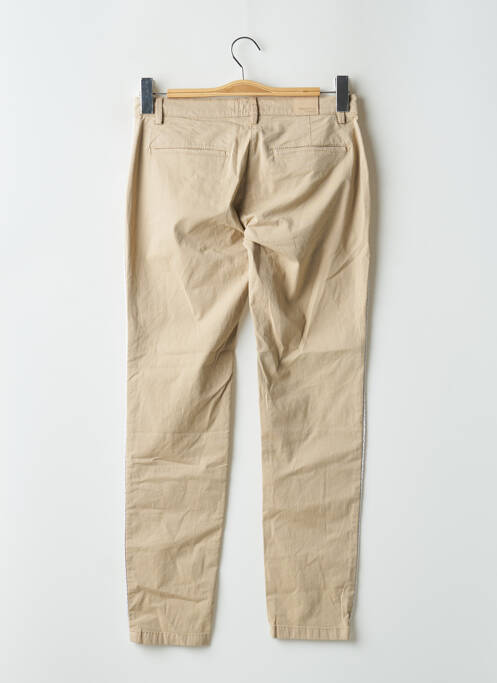 Pantalon chino taille basse taille basse beige TRUSSARDI JEANS femme