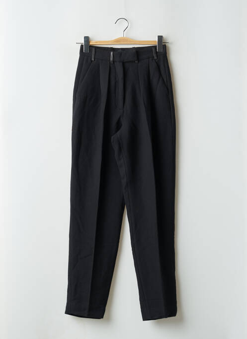 Pantalon droit coupe carotte taille haute noir THE KOOPLES femme