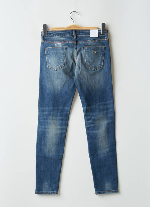 Jeans coupe slim bleu GUESS pour femme