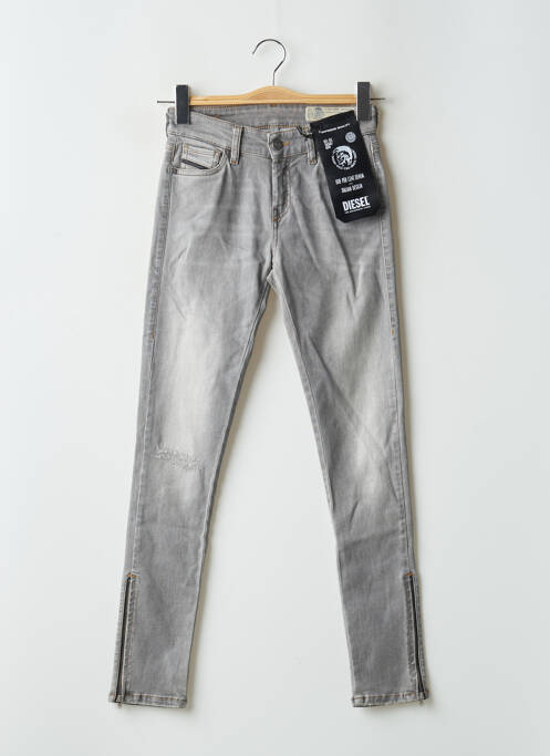 Jeans skinny gris DIESEL pour femme