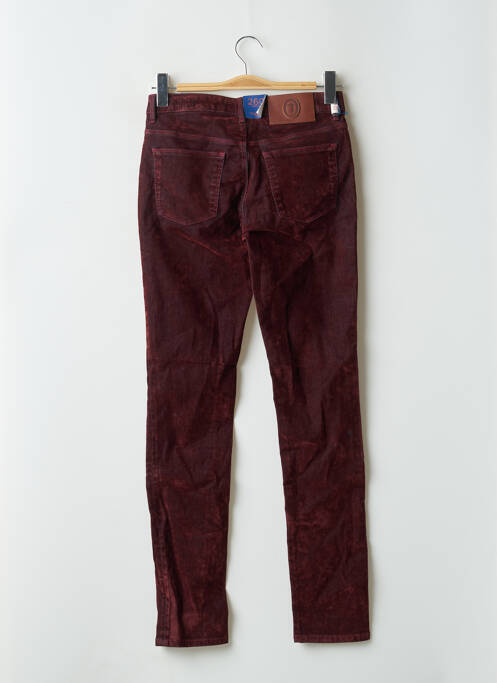Pantalon slim rouge TRUSSARDI JEANS femme