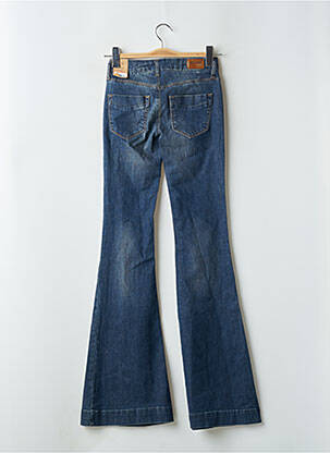 Jean coupe flare stretch taille basse bleu BSB femme