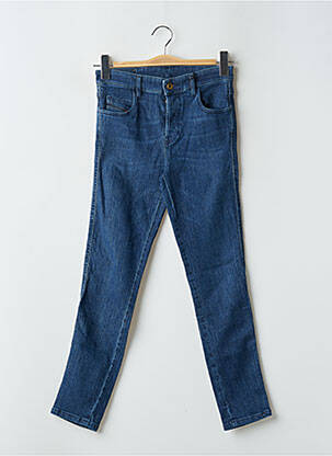 Jeans coupe slim stretch taille haute bleu DIESEL femme