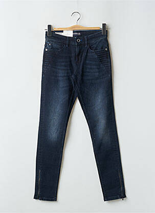 Jeans coupe slim taille basse taille basse bleu BONOBO femme