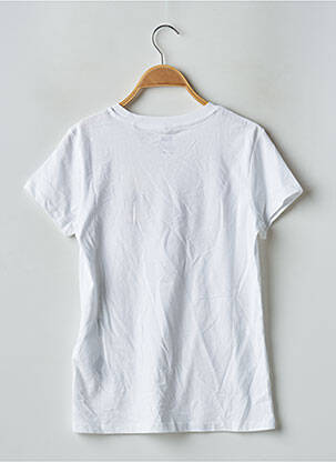 T-shirt sérigraphie floquée manches courtes blanc LEVI'S femme