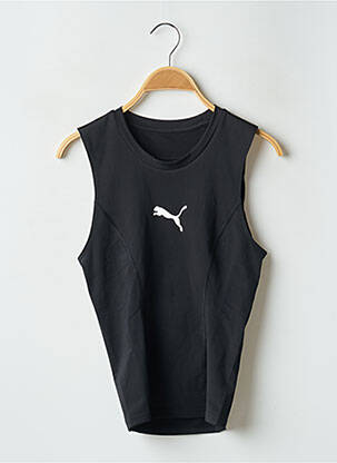 Débardeur sérigraphie sans manche noir PUMA femme