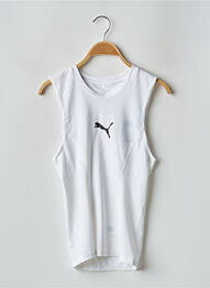 Débardeur sérigraphie sans manche blanc PUMA femme