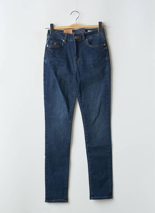 Jeans skinny taille haute taille haute bleu KAPORAL femme