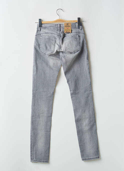 Jeans coupe slim gris KAPORAL pour femme