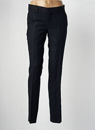Pantalon chino fermeture zippée sous rabat avec crochet taille normale noir THE KOOPLES femme
