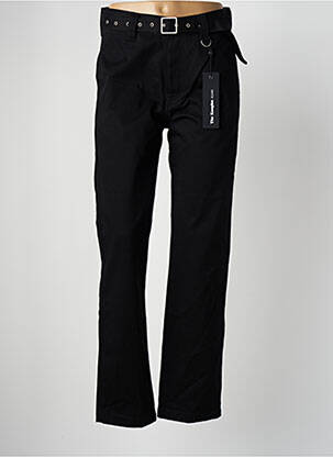 Pantalon droit fermeture zippée sous rabat boutonné taille normale noir THE KOOPLES femme