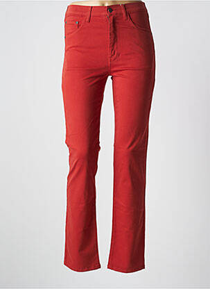 Pantalon slim taille haute taille haute orange COMPTOIR DES COTONNIERS femme