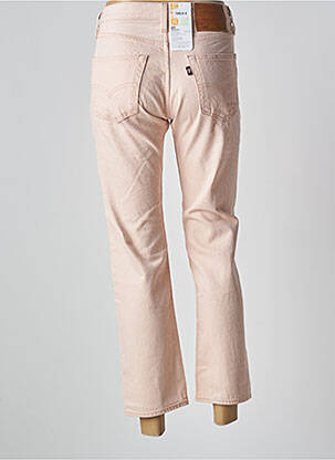 Jeans coupe droite taille haute taille haute rose LEVI'S femme