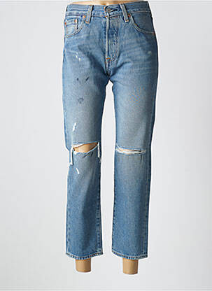 Jeans coupe droite taille haute taille haute bleu LEVI'S femme
