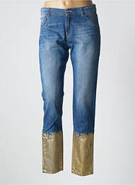 Jeans coupe slim stretch taille normale bleu TRUSSARDI JEANS femme
