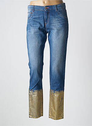 Jeans coupe slim stretch taille normale bleu TRUSSARDI JEANS femme