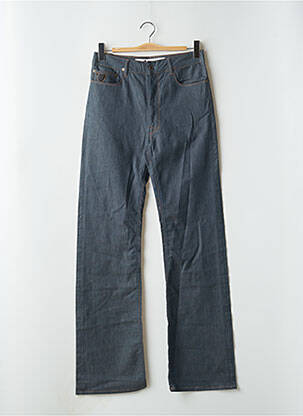 Jeans coupe droite fermeture zippée sous rabat boutonné taille normale bleu APRIL 77 homme