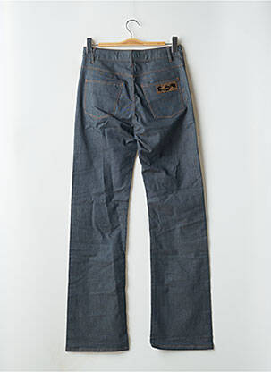 Jeans coupe droite fermeture zippée sous rabat boutonné taille normale bleu APRIL 77 homme