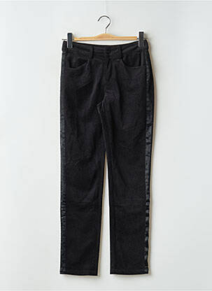 Pantalon slim stretch taille normale noir SEE U SOON femme