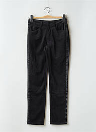Pantalon slim stretch taille normale noir SEE U SOON femme