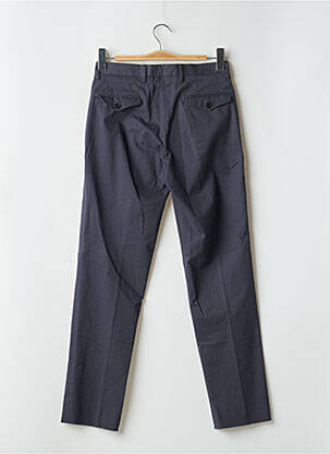 Pantalon chino tissage popeline taille haute gris DE FURSAC homme