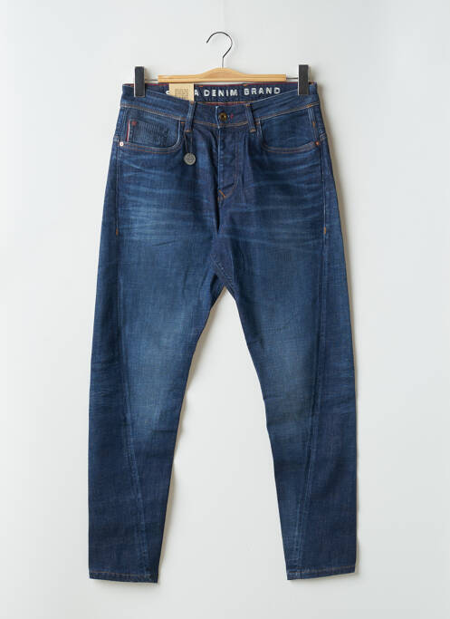 Jeans coupe slim fermeture boutonnée sur le devant taille normale bleu SALSA homme