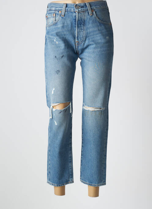 Jeans coupe droite bleu LEVIS pour femme