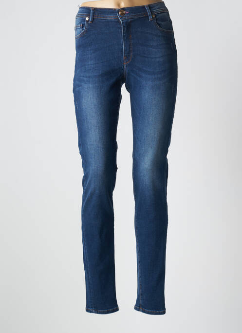 Jeans coupe slim bleu TRUSSARDI JEANS pour femme