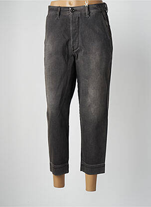 Jeans boyfriend taille haute taille haute gris DIESEL femme