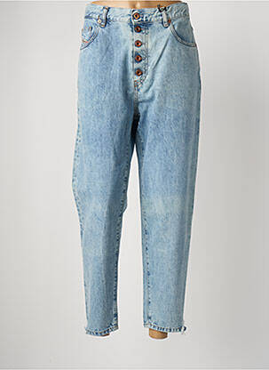 Jeans boyfriend taille haute taille haute bleu DIESEL femme