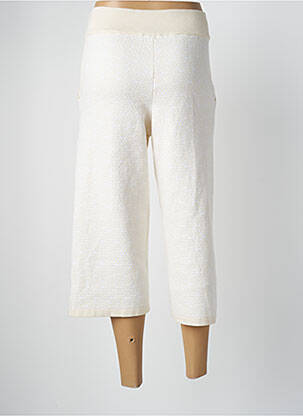 Pantacourt stretch taille normale beige MONTAGUT femme