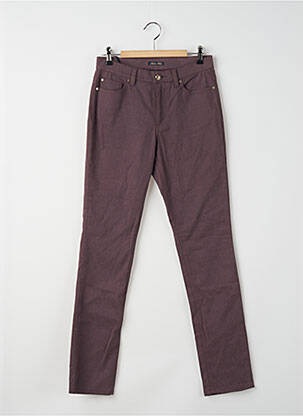 Pantalon slim stretch taille normale violet MARINA YACHTING femme