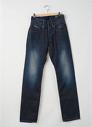Jeans coupe droite fermeture boutonnée sur le devant taille normale bleu TIFFOSI homme
