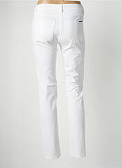 Pantalon slim blanc POLES pour femme seconde vue