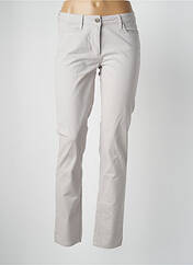 Pantalon slim gris POLES pour femme seconde vue