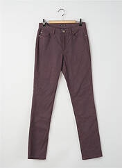 Pantalon slim violet MARINA YACHTING pour femme seconde vue