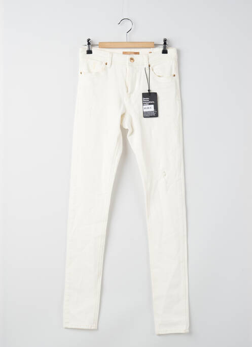 Jeans skinny stretch taille basse blanc MEXX femme