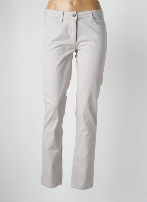 Pantalon slim gris POLES pour femme