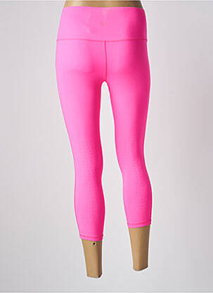 Legging effet matière satinée taille normale rose SWEET PANTS femme
