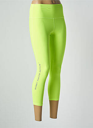 Legging effet matière satinée taille normale jaune SWEET PANTS femme