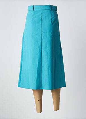 Jupe mi-longue taille à pinces bleu ARMANI EXCHANGE femme
