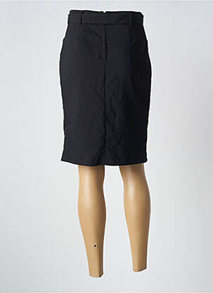 Jupe mi-longue stretch noir NAF NAF femme