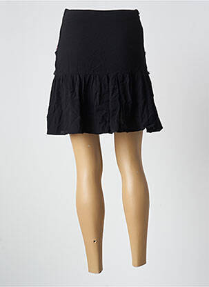 Jupe courte taille normale noir NAF NAF femme