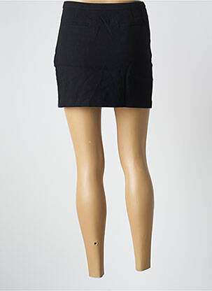 Jupe courte fermeture zip latéral bleu SEE U SOON femme