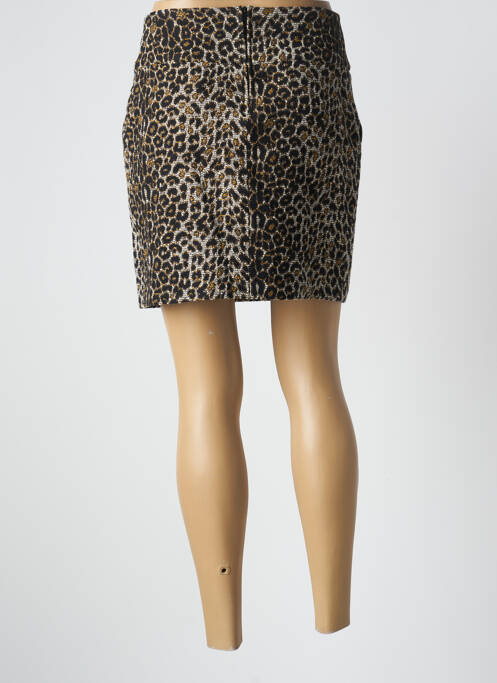 Jupe courte marron NAF NAF pour femme