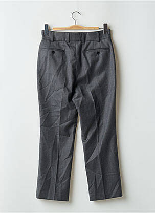 Pantalon 7/8 fermeture zippée sous rabat avec crochet taille normale gris AZZARO homme