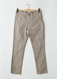 Pantalon chino tissage popeline taille normale gris BALIBARIS homme