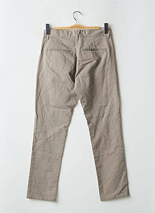 Pantalon chino tissage popeline taille normale gris BALIBARIS homme
