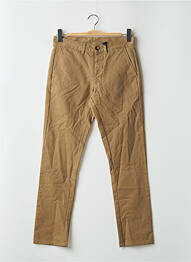 Pantalon chino tissage popeline taille normale marron BALIBARIS homme