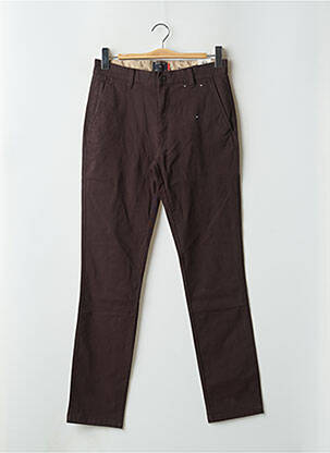 Pantalon chino tissage popeline taille normale marron DOCKERS homme